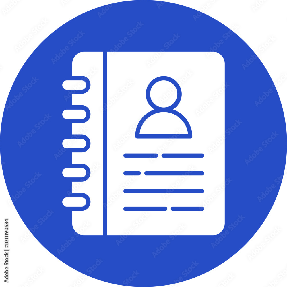 Contact Vector Icon Design