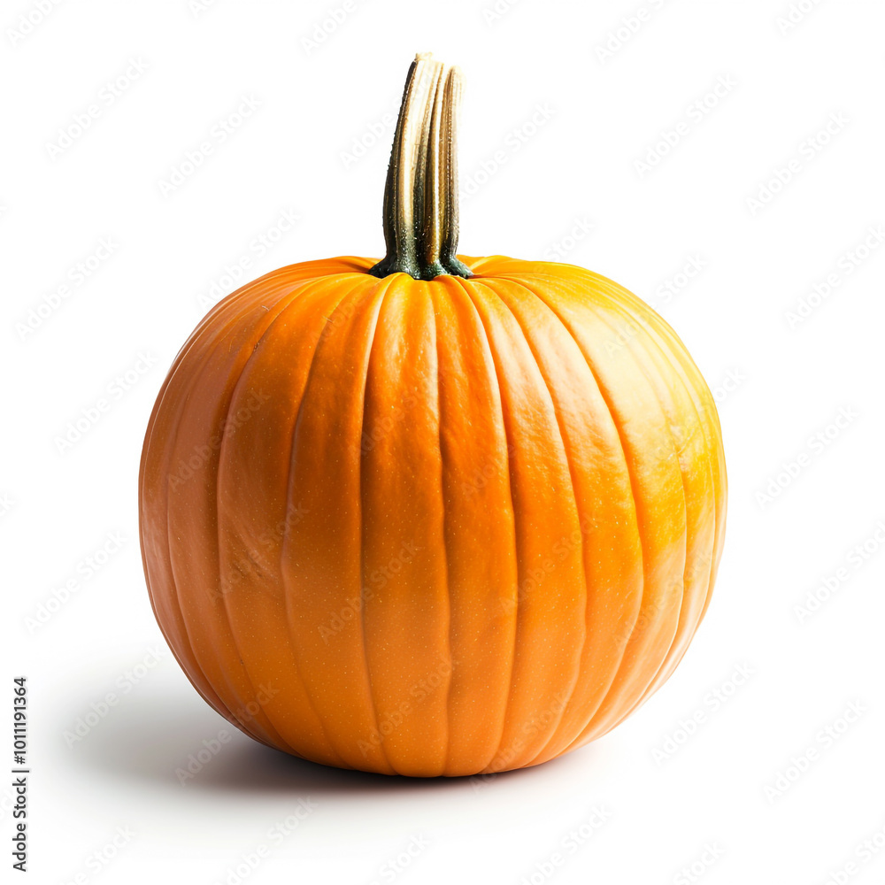 Obraz premium Halloween pumpkin on white background.