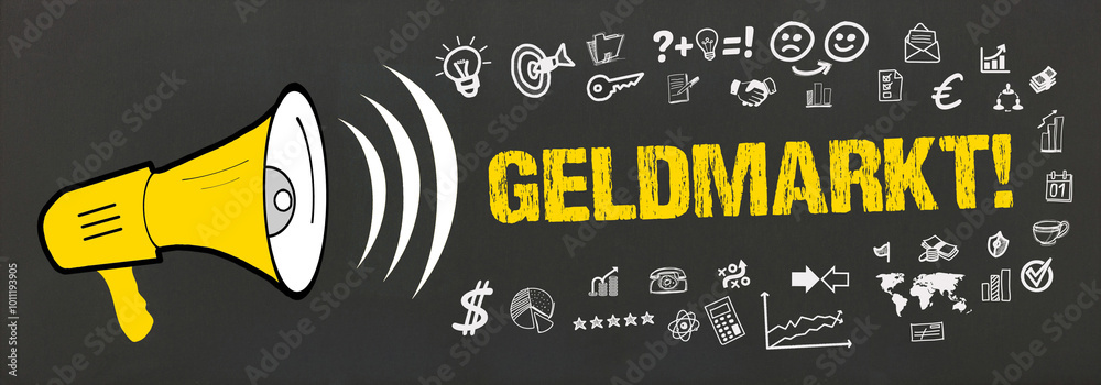 Fototapeta premium Geldmarkt!