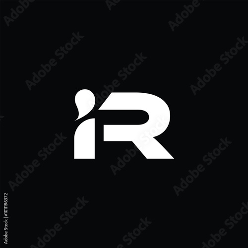 Letter iR Logo Design