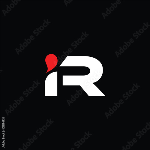 Letter iR Logo Design