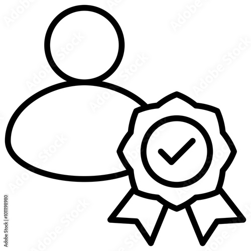 Reputation Icon Outline Icon
