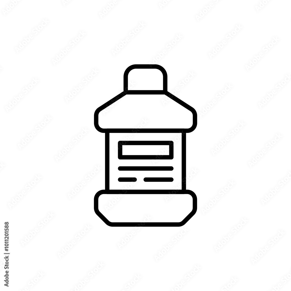 Mouthwash outline icons, minimalist vector illustration ,simple transparent graphic element .Isolated on white background Mouthwash outline icons, minimalist vector illustration ,simple transparent graphic element .Isolated on white background