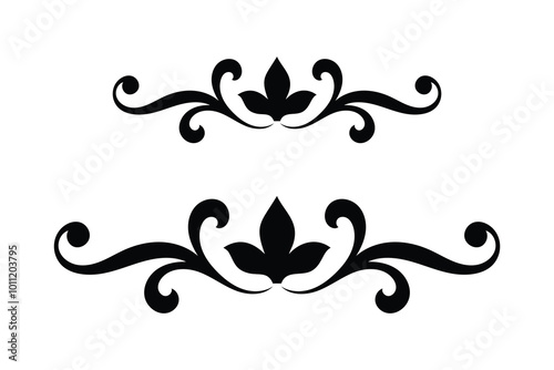 morden vector victorian baroque dividers