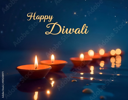 Happy Diwali Greeting Card Templates - Festive Art for Diwali Celebrations