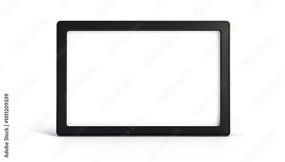 A black square light positioned on a white surface, creating a stark contrast between the two colors. A black square light positioned on a white surface, creating a stark contrast between the two colors.
