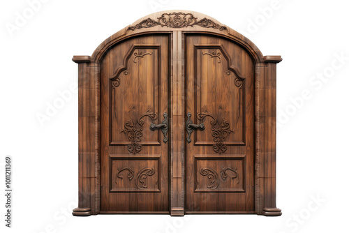 Door isolated on transparent background, png