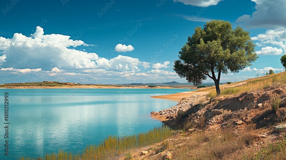 Lake Petrola, Castile La Mancha Lake Petrola, Castile La Mancha
