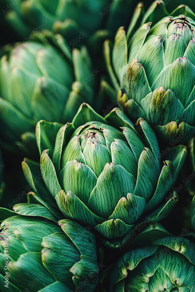 close up of artichokes, full frame, food advertising close up of artichokes, full frame, food advertising