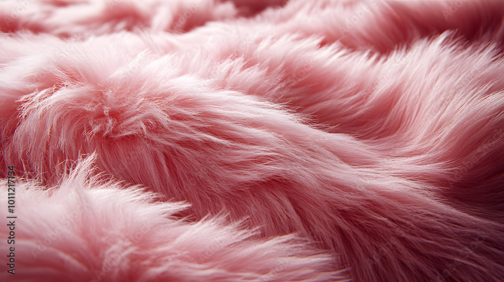 Pink fur background fluffy texture with soft light and shadows. The vibrant pink fur creates a luxurious and plush backdrop, with delicate lighting casting soft shadows across the surface, emphasizing Pink fur background fluffy texture with soft light and shadows. The vibrant pink fur creates a luxurious and plush backdrop, with delicate lighting casting soft shadows across the surface, emphasizing