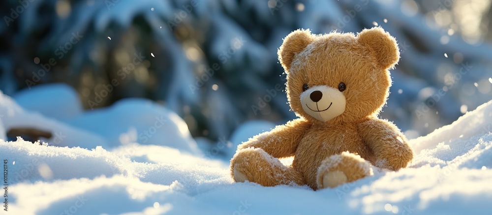 Teddy Bear in the Snow Teddy Bear in the Snow