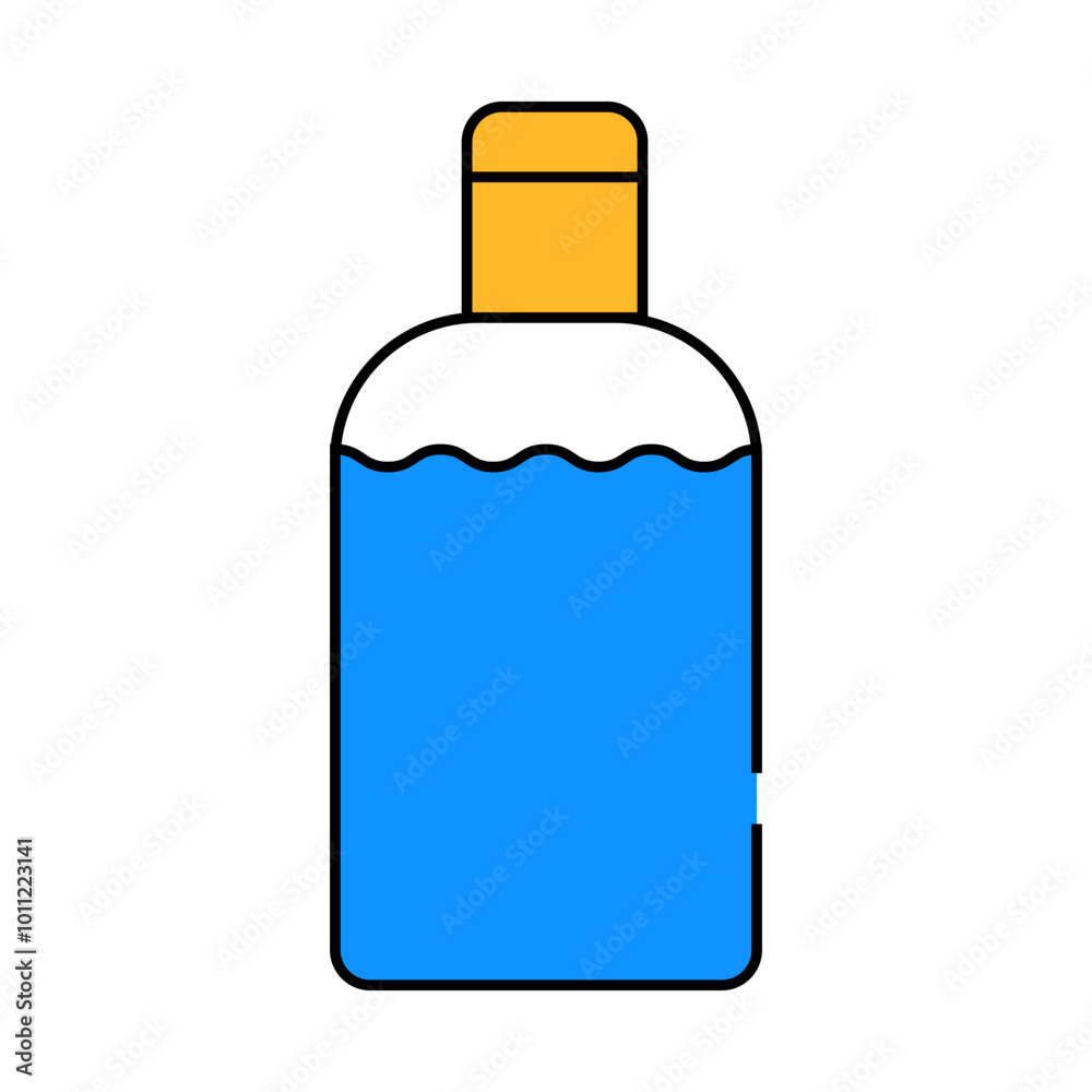 disinfection gel bottle line icon vector. disinfection gel bottle sign. isolated symbol illustration disinfection gel bottle line icon vector. disinfection gel bottle sign. isolated symbol illustration