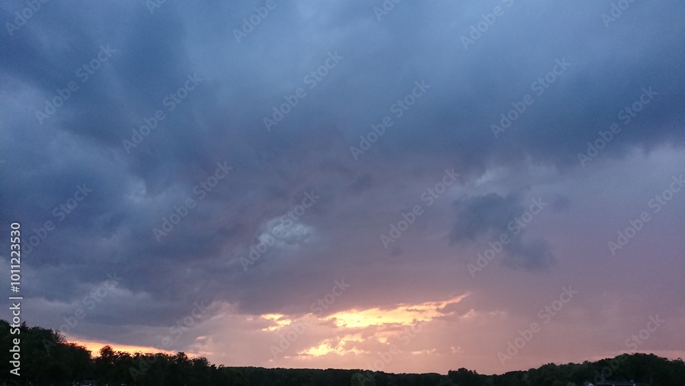 Fototapeta premium time lapse clouds