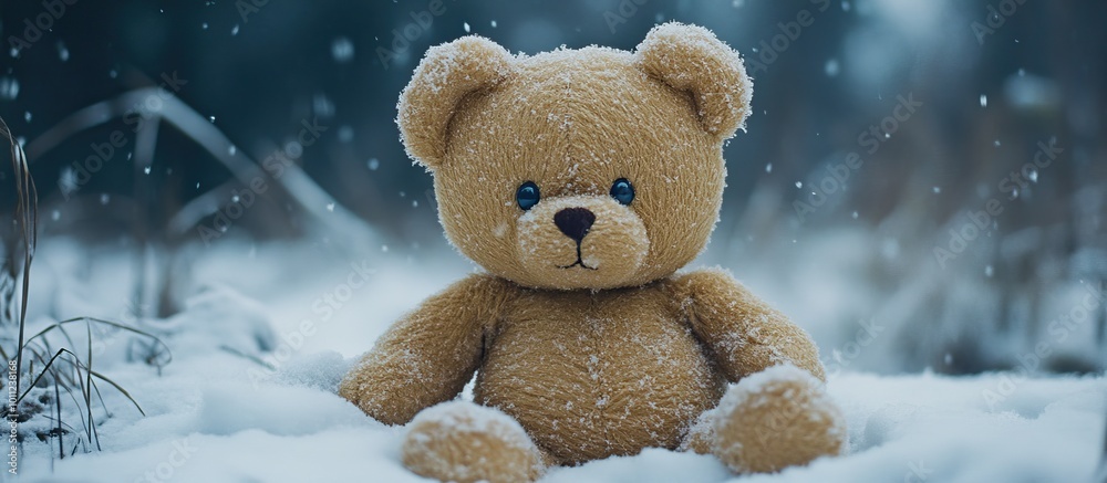 Teddy Bear in the Snow Teddy Bear in the Snow