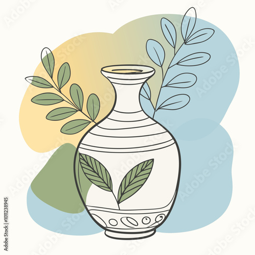 vase vector illustration 