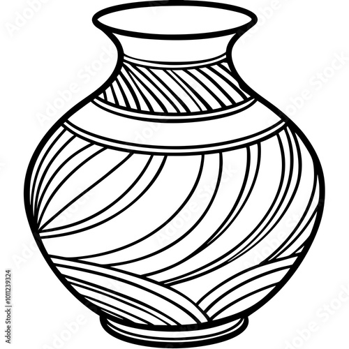 vase vector illustration 