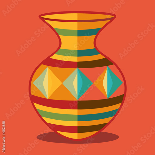 vase vector illustration 