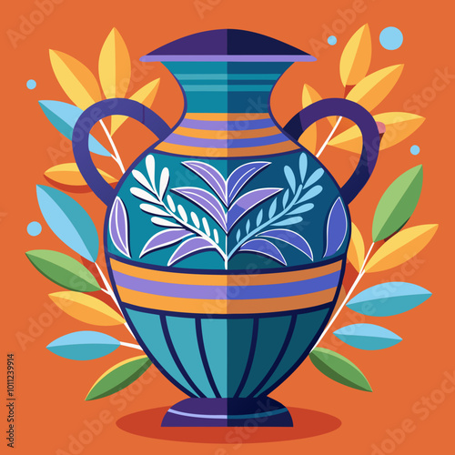 vase vector illustration 