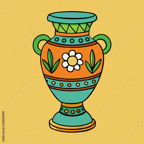 vase vector illustration 