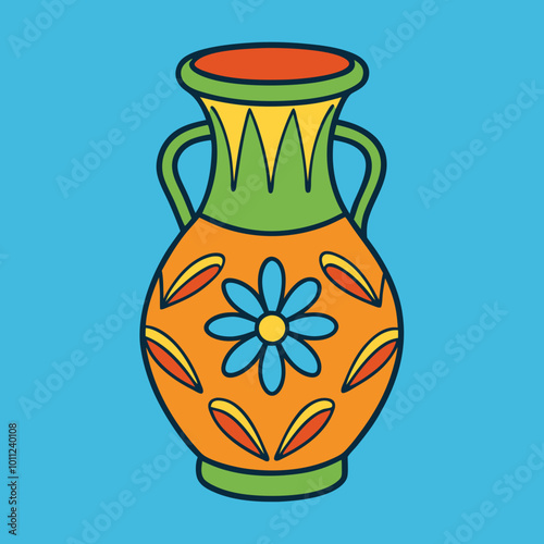vase vector illustration 