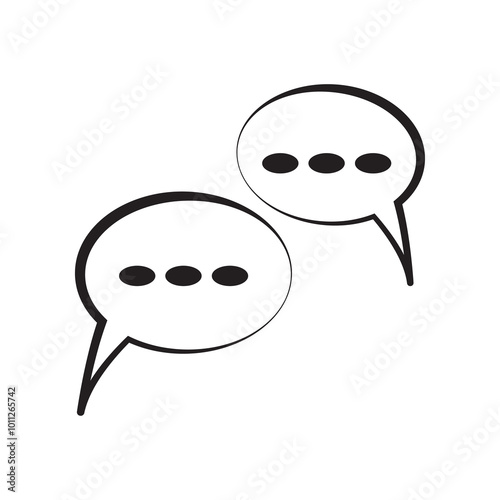 bubble chat logo icon