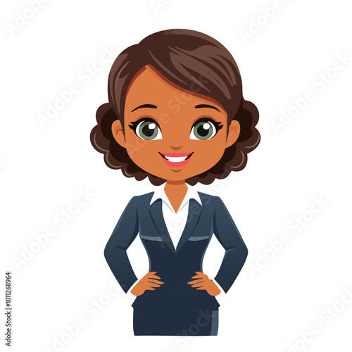 Businessman Businesswoman Cute Worker Work Job Profession Professional Occupation Cartoon Character
