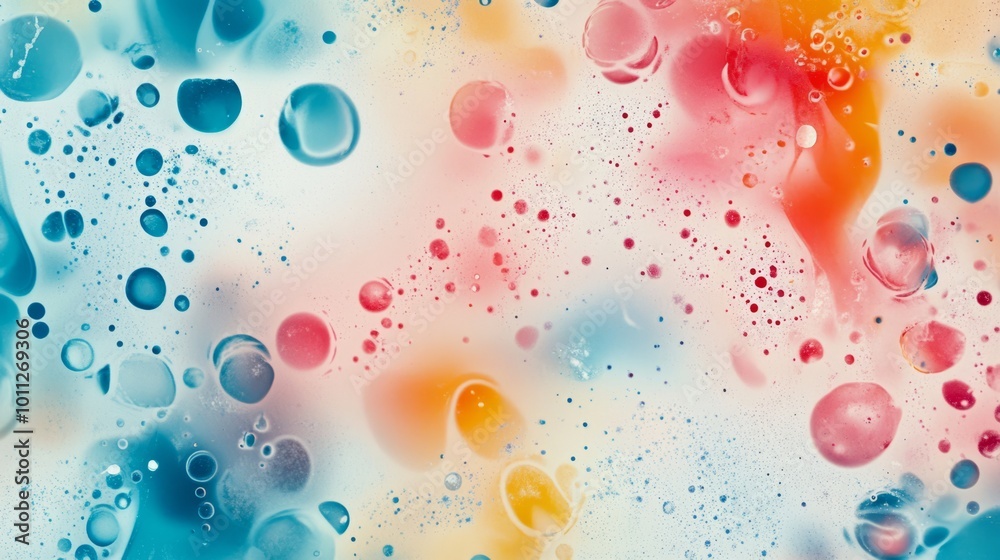Abstract background with pastel colors and shapes in the form of dots, bubbles, or spots Abstract background with pastel colors and shapes in the form of dots, bubbles, or spots