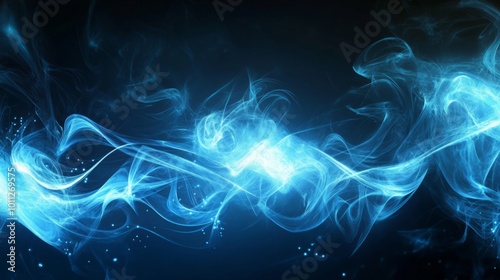 Blue light background. Abstract style