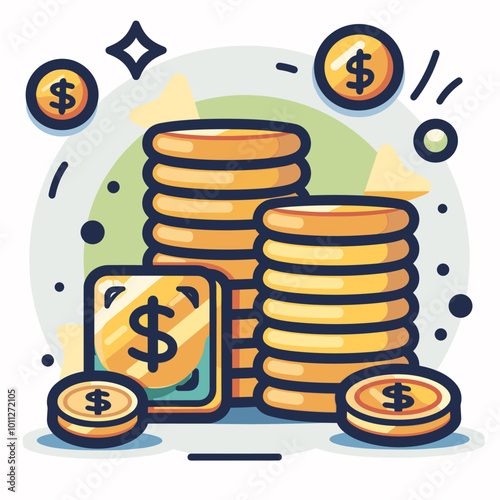 vladimir002400_Cartoon_banknotes_and_coins__icon_vector_illus_d3c1921f-728a-423f-a29c-0a5bb73f0e2c_3.eps
