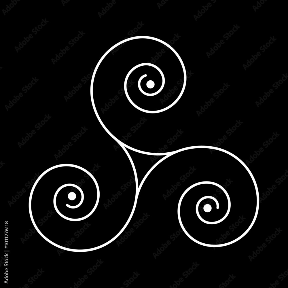 Keltisches Symbol Triskele