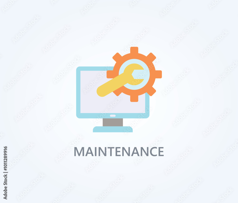 Maintenance Vector, Icon Or Logo Sign Symbol Illustration Maintenance Vector, Icon Or Logo Sign Symbol Illustration