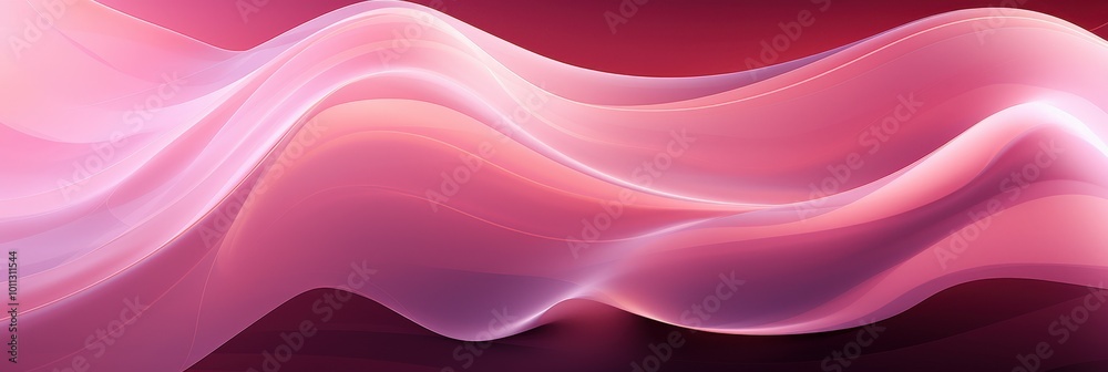 Abstract Pink Waves Abstract Pink Waves