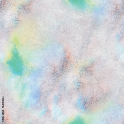 Tie Dye Heart. Fabric Tiedye Pattern. Seamless Vector Peace. Rainbow Tie Dye. Spiral Rainbow Tiedye. Blue Swirl Repeat. Soft 1960 Repeat. Blue Color Swirl Background. Psychedelic Vector Pattern