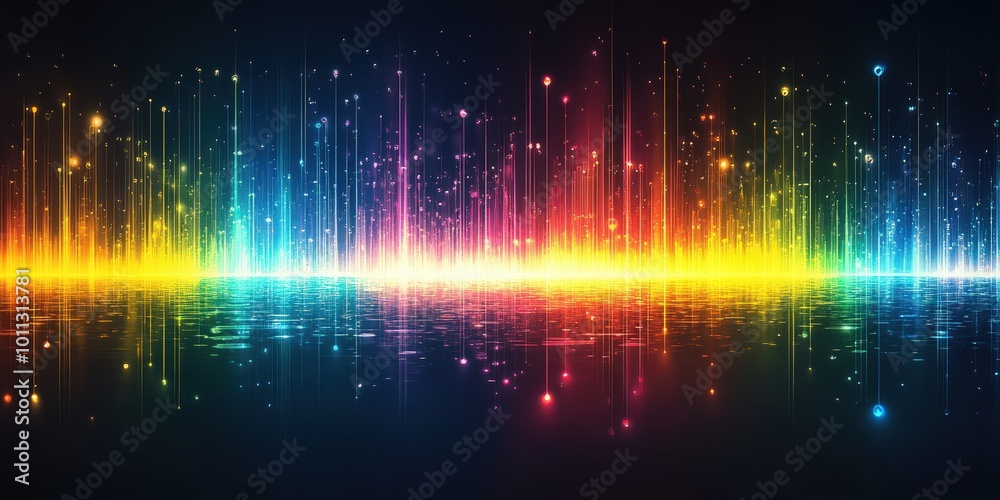 Abstract Rainbow Lights Abstract Rainbow Lights
