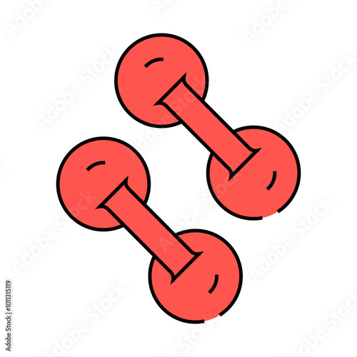 pathogen bacteria line icon vector. pathogen bacteria sign. isolated symbol illustration