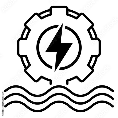 hydroelectricity icon