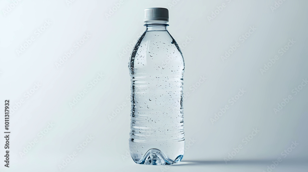 Water bottles isolated on white background. illustration Water bottles isolated on white background. illustration