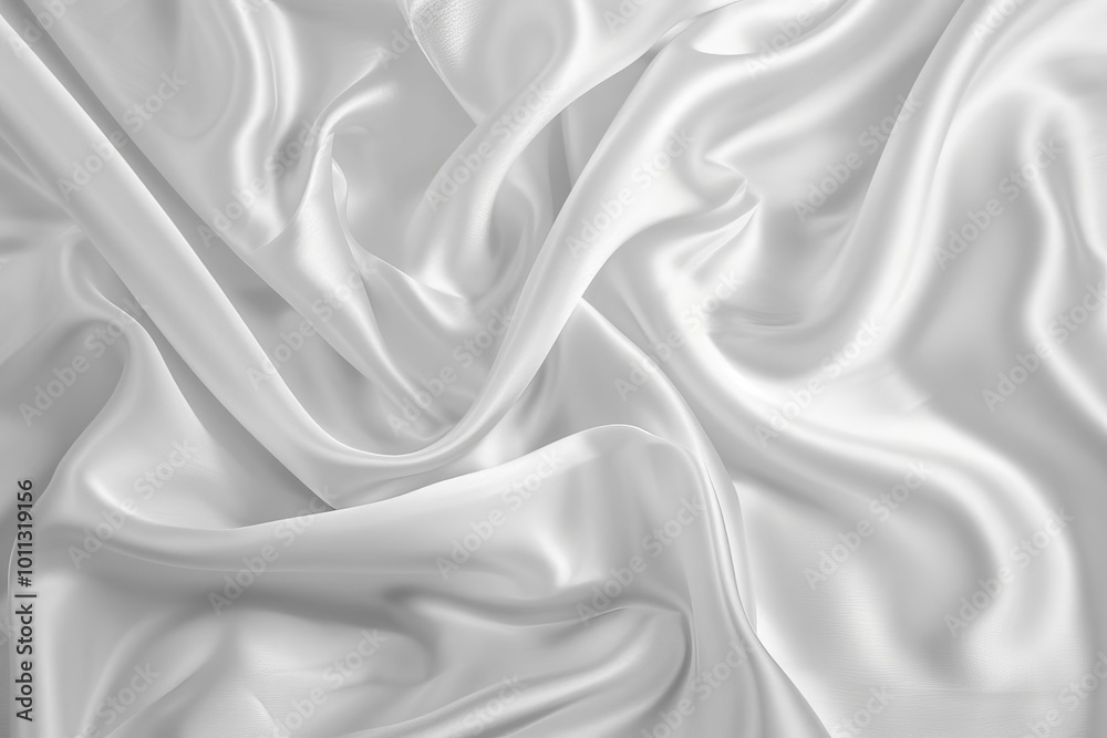 Abstract white silk fabric texture background Abstract white silk fabric texture background