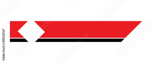 Free Download red lower third banner copy space - GFXLoad