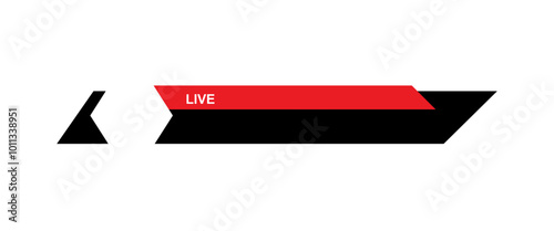 live streaming banner copy space