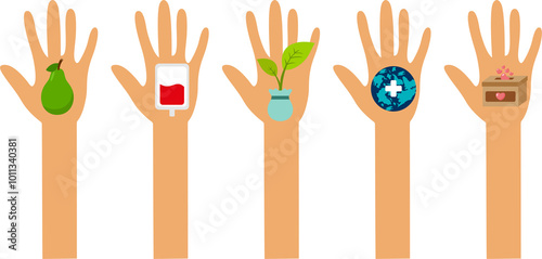 Hand Holding CHarity Donation