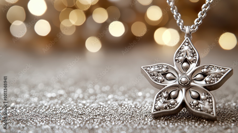 Fototapeta premium Silver Star Charm