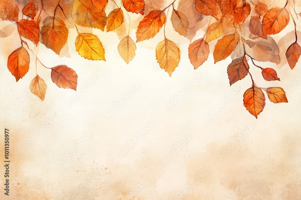 A textured Autumn leaf background with space for copy. A textured Autumn leaf background with space for copy.