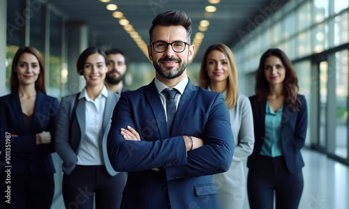 Confident Business Team Portrait