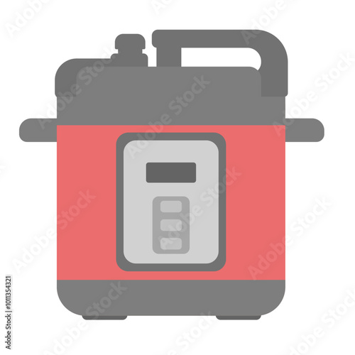 電気圧力鍋のイラスト