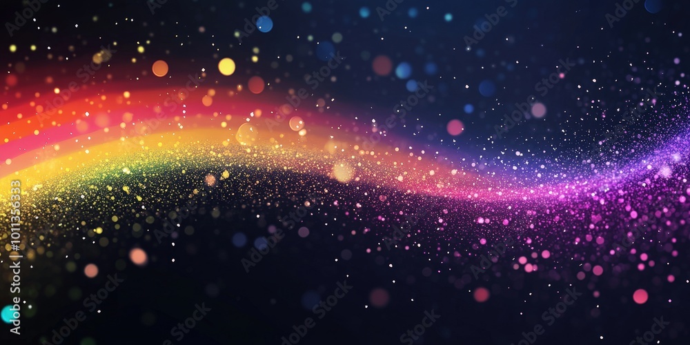 Rainbow Dust and Glowing Lights Rainbow Dust and Glowing Lights