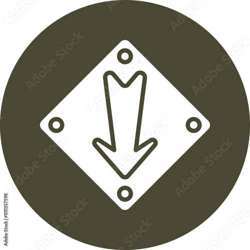 Down Arrow Icon Design