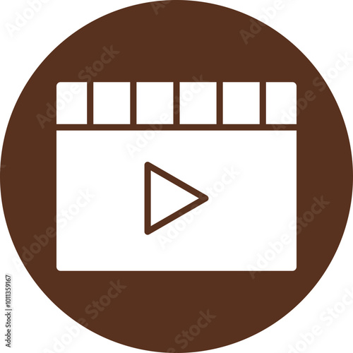 Clapperboard Icon Design