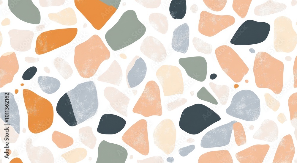 Abstract Terrazzo Pattern Abstract Terrazzo Pattern