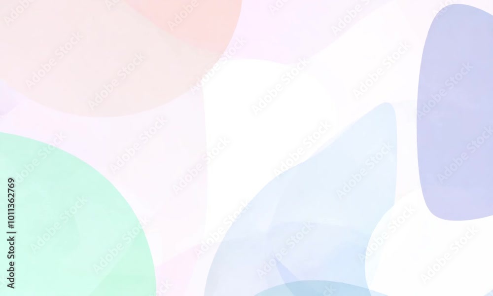 Abstract Circles with Pastel Colors